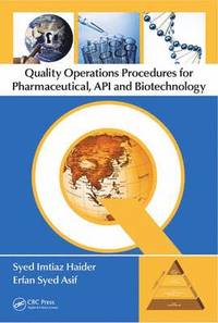 bokomslag Quality Operations Procedures for Pharmaceutical, API, and Biotechnology