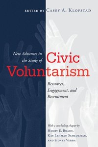 bokomslag New Advances in the Study of Civic Voluntarism