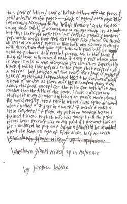 Jonathan Baldino - Lowdown Gloom Mixed Up in Molasses, Häftad