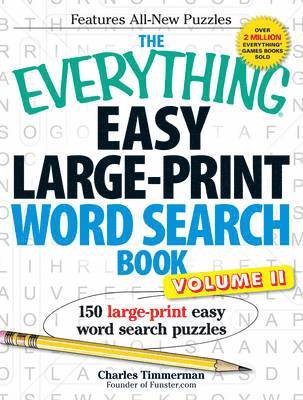 The Everything Easy Large-Print Word Search Book, Volume II 1