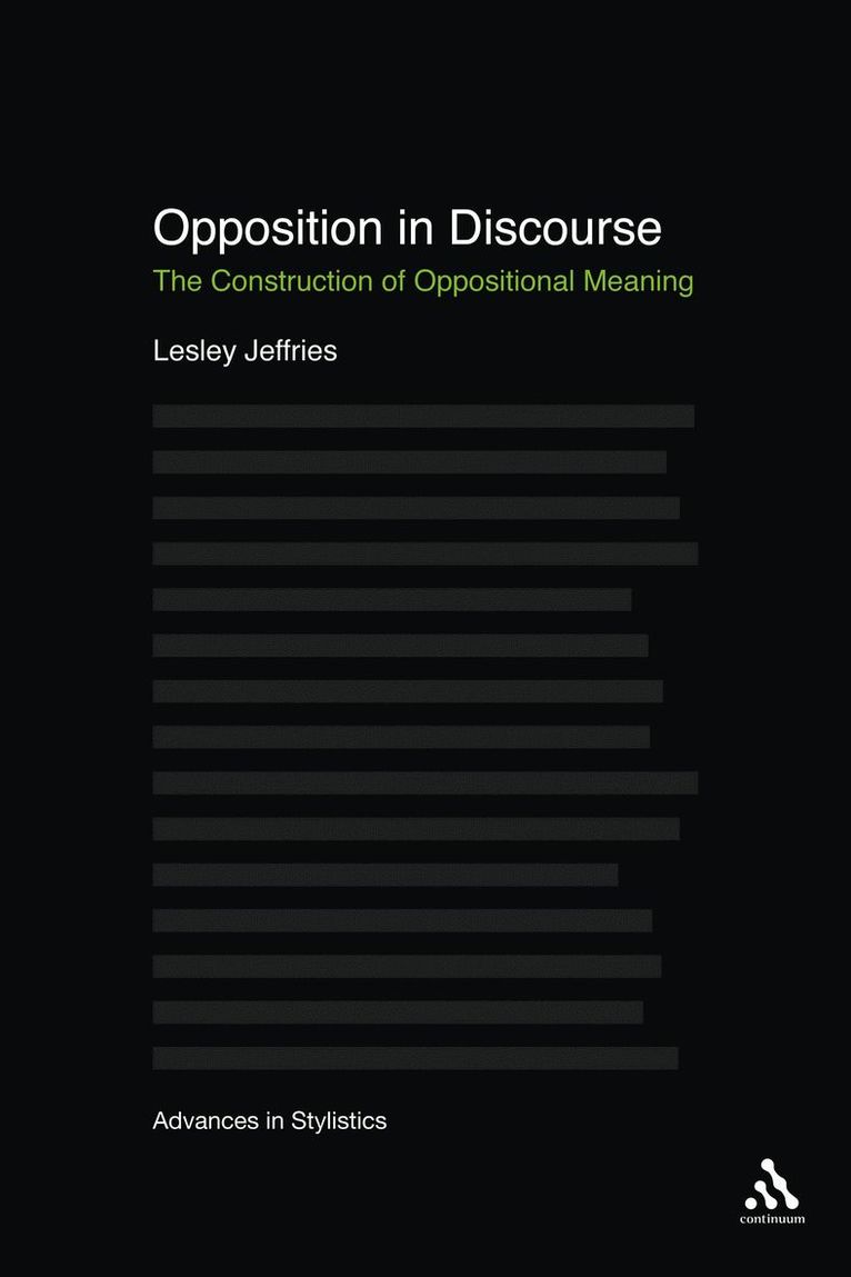 Lesley Jeffries, Lesley Jeffries, Dan McIntyre - Opposition In Discourse, Häftad