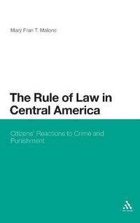 bokomslag The Rule of Law in Central America