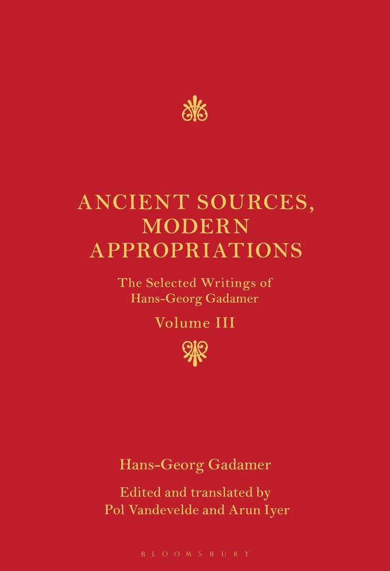 Ancient Sources, Modern Appropriations 1