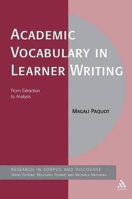 Academic Vocabulary in Learner Writing 1