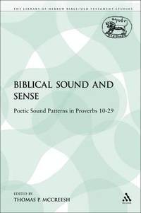 bokomslag Biblical Sound and Sense