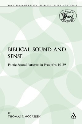 bokomslag Biblical Sound and Sense