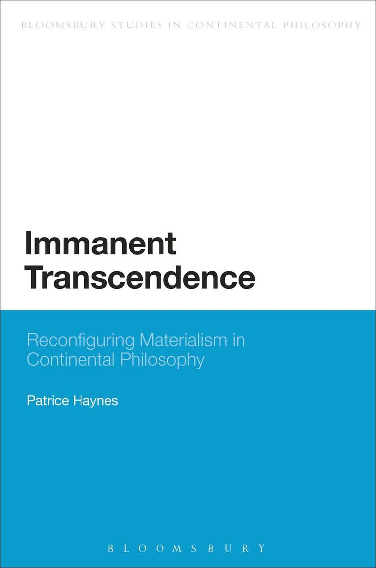 Patrice Haynes - Immanent Transcendence, Inbunden