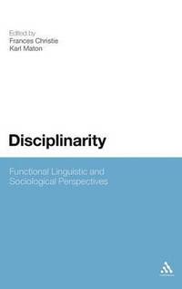 bokomslag Disciplinarity: Functional Linguistic and Sociological Perspectives
