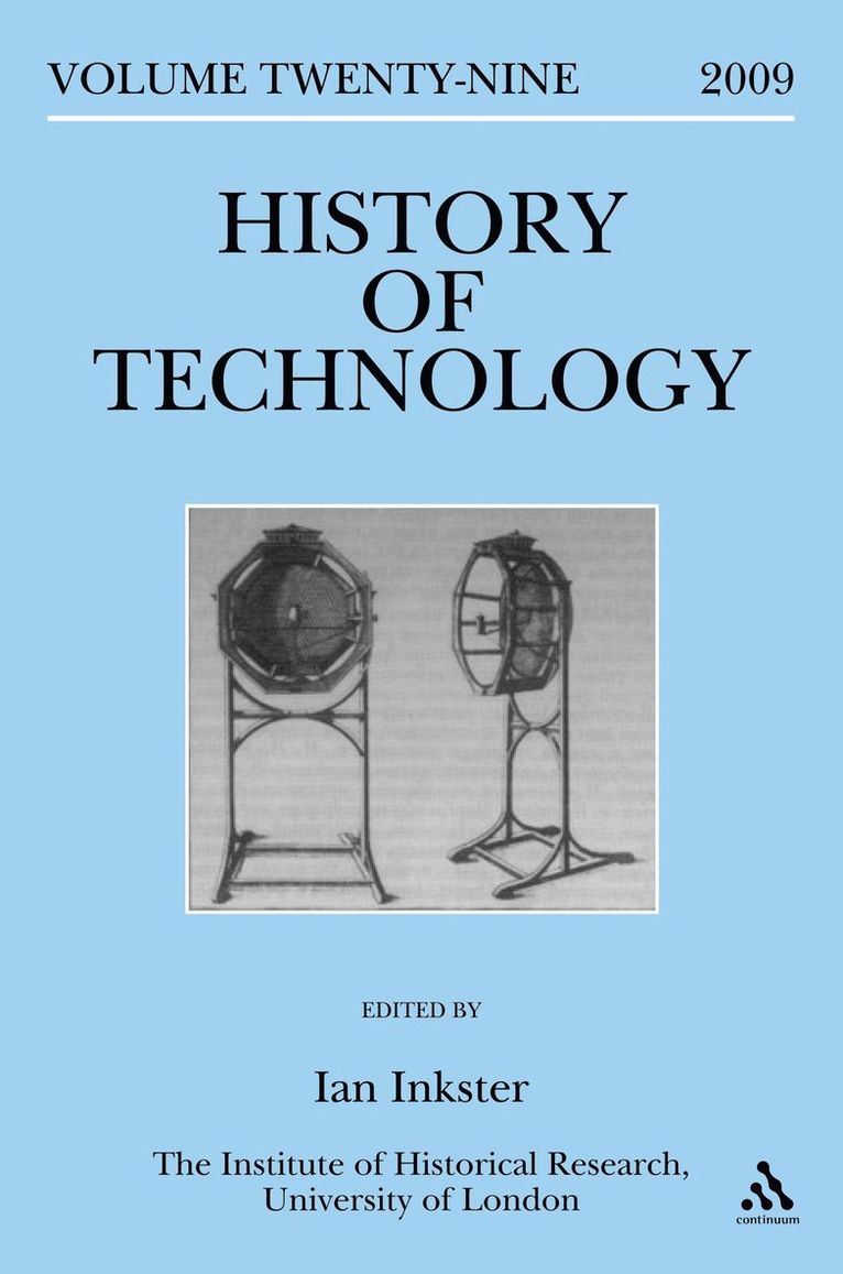 Ian Inkster - History of Technology Volume 29, Inbunden