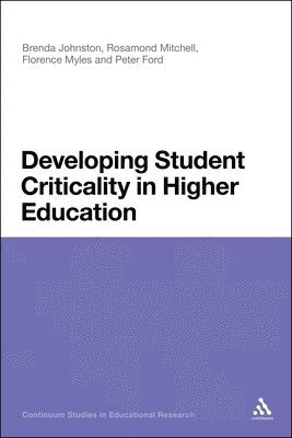 bokomslag Developing Student Criticality in Higher Education