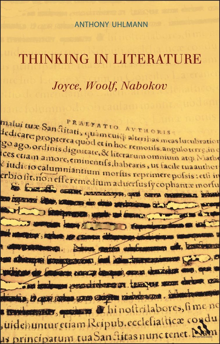 Thinking in Literature: Joyce, Woolf, Nabokov