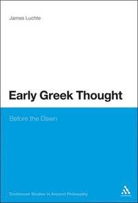 bokomslag Early Greek Thought