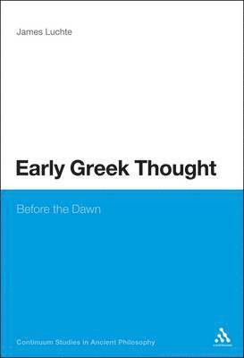 Early Greek Thought 1