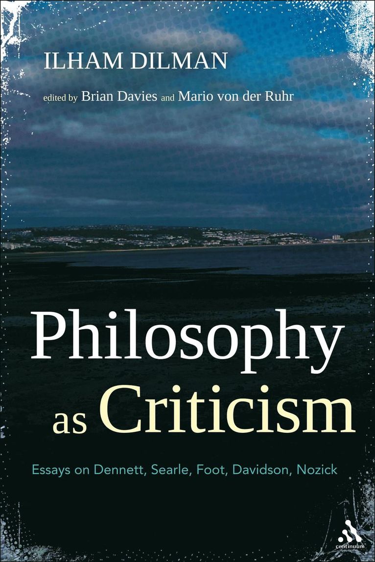 Philosophy as Criticism 1