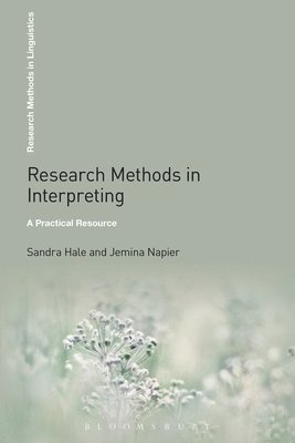 bokomslag Research Methods in Interpreting