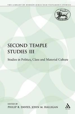 Second Temple Studies III 1