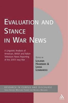 Louann Haarman, Linda Lombardo, Louann Haarman - Evaluation and Stance in War News, Häftad