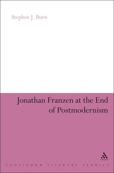 bokomslag Jonathan Franzen at the End of Postmodernism