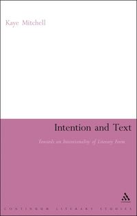 bokomslag Intention and Text