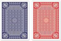bokomslag Blue & Red Premium Plastic Playing Cards, Set of 2, Standard Index (Poker Size)