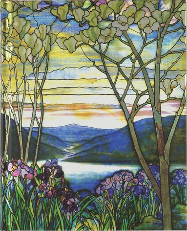 Anteckningsbok 23x19cm linjerad Tiffany Window 1