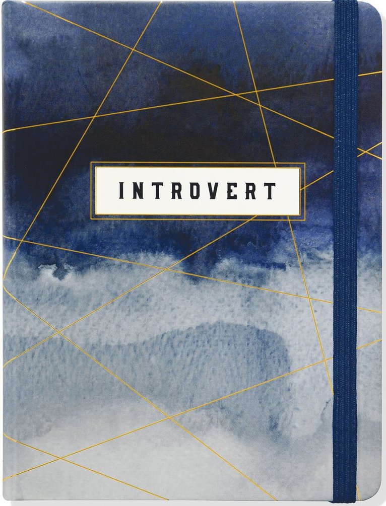 Anteckningsbok A5 linjerad The Introvert's Journal 1