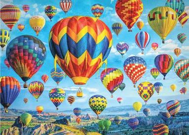 Pussel 1000 bitar Balloons In Flight