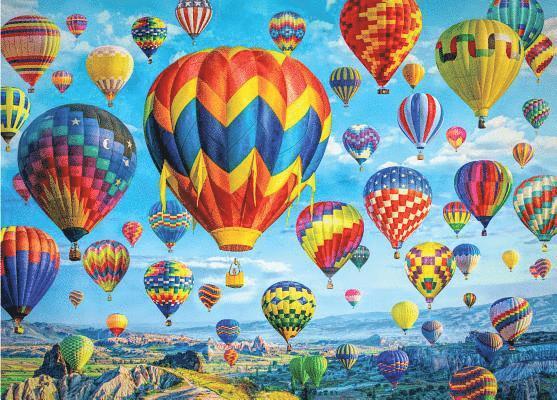 Pussel 1000 bitar Balloons In Flight 1
