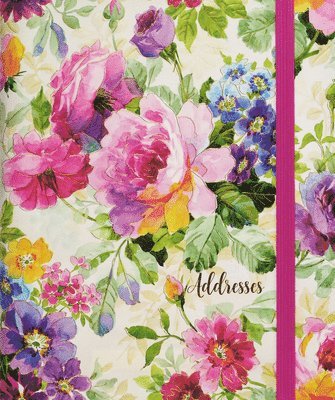 Peony Garden Large Address Book 1