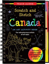 bokomslag Scratch & Sketch Canada: An Art Activity Book for Adventurous Artists