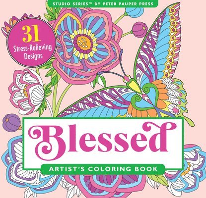 Blessed Adult Coloring Book (31 Stress-Relieving Designs) 1