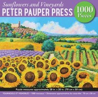 bokomslag Sunflowers & Vineyards 1000 Piece Puzzle