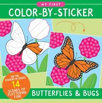 bokomslag Butterflies & Bugs Color-By-Sticker Book