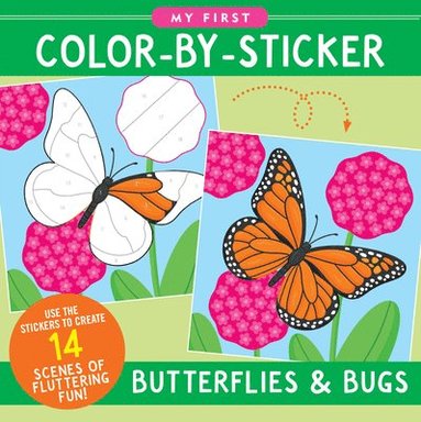 bokomslag My First Color-By-Sticker Book - Butterflies & Bugs