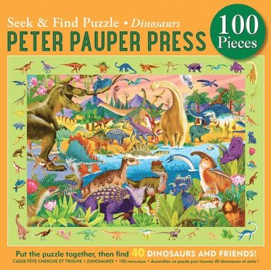 bokomslag Dinosaurs Seek & Find 100-Piece Jigsaw Puzzle