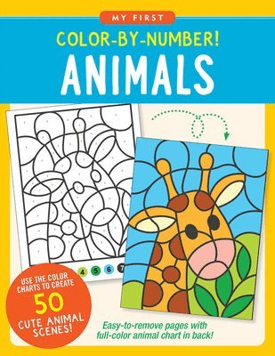 bokomslag Color-By-Number! Animals