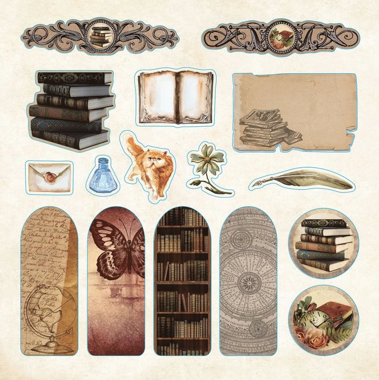Klistermärkesbok - Bibliophelia Ephemera, Övrigt