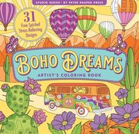 bokomslag Boho Dreams Adult Coloring Book (31 Stress-Relieving Designs)