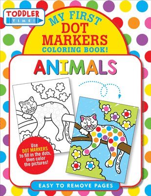 Animals Dot Markers Coloring Book (Easy to Remove Pages), Häftad