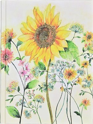 Watercolor Sunflower Journal (Diary, Notebook) 1