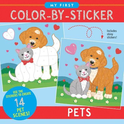 My First Color-By-Sticker Book- Pets 1