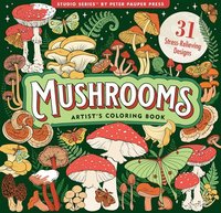 bokomslag Mushrooms Adult Coloring Book (31 One-Sided Designs on Thick Paper)