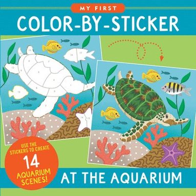 bokomslag My First Color-By-Sticker Book - At the Aquarium