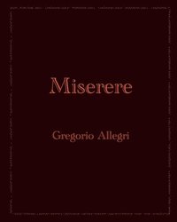 bokomslag Miserere: Gregorio Allegri