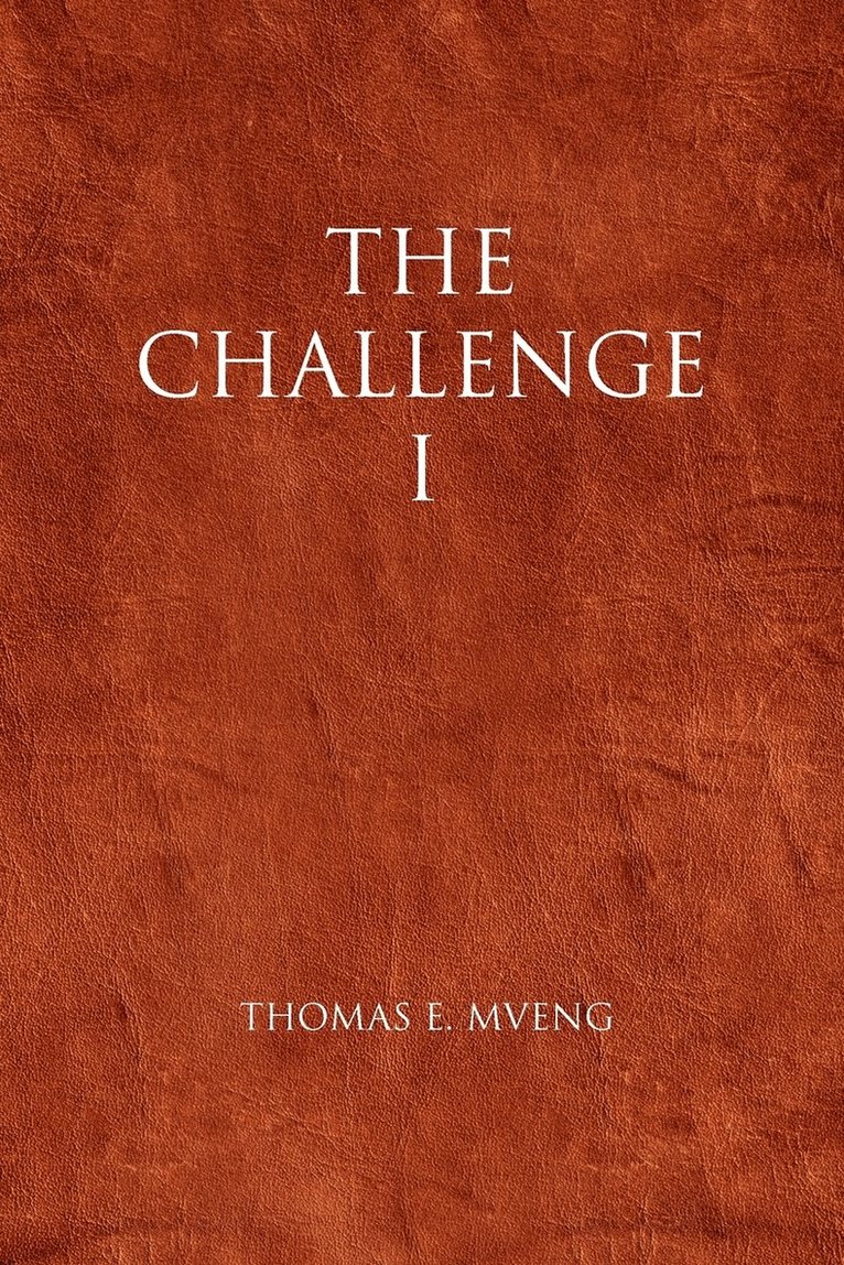 Thomas E Mveng, Thomas E. Mveng - Challenge I, Häftad