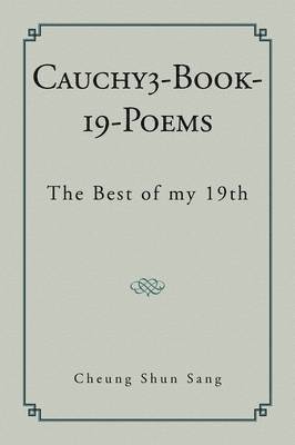 bokomslag Cauchy3-Book-19-Poems