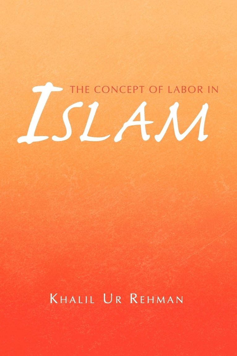 Concept of Labor in Islam