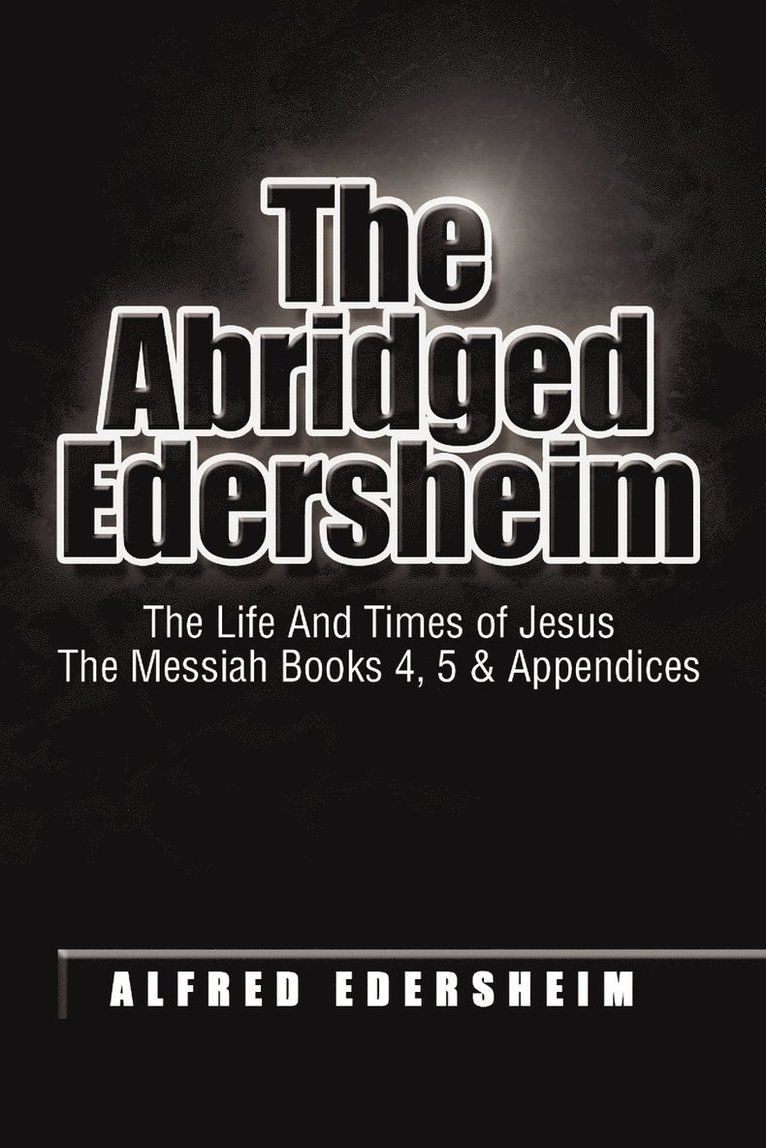 Abridged Edersheim 1
