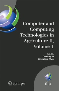 bokomslag Computer and Computing Technologies in Agriculture II, Volume 1