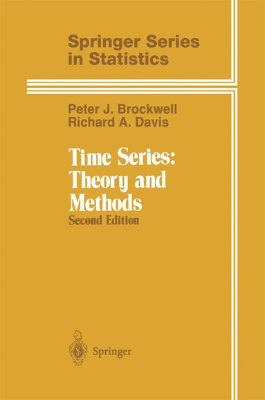 Peter J. Brockwell, Richard A. Davis - Time Series: Theory and Methods, Häftad